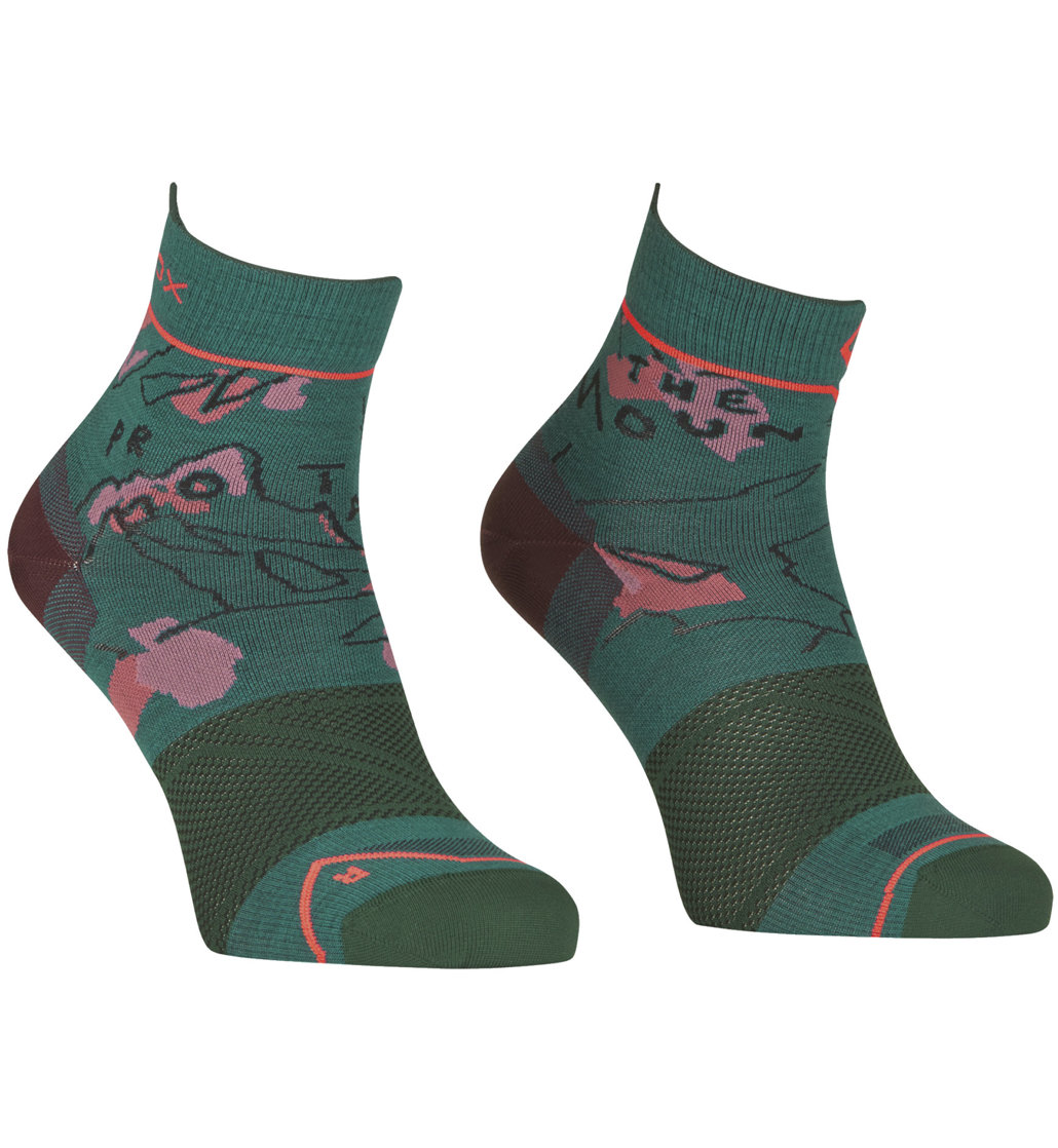 Calzini OrtoVox Alpine Light Quarter Uomo | Design Geometrico In Tessuto Tecnico - Misura 39 - Foto 3