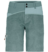 Ortovox Casale Shorts W - kurze Kletterhose - Damen, Green/Light Blue
