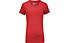 Ortovox Cool S-Sleeve Slogan T-Shirt trekking donna, Red
