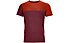 Ortovox Cool Big Logo - T-Shirt trekking - uomo, Red/Orange
