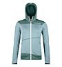 Ortovox Fleece Light Hoody W - Fleecejacke - Damen, Light Blue/Green
