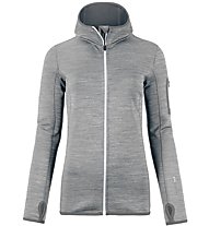 Ortovox Fleece Melange - giacca con cappuccio sci alpinismo - donna, Grey