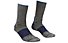 Ortovox Merino Alpinist Mid - Socken, Dark Grey/Blue