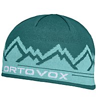 Ortovox Peak - berretto, Green/Light Green/White