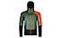 Ortovox Piz Palü - giacca ibrida sci alpinismo - uomo, Green/Orange
