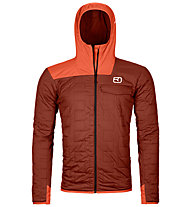 Ortovox Swisswool Piz Badus - giacca alpinismo - uomo, Orange