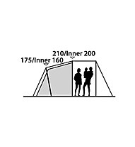 Outwell Reddick 4A - tenda da campeggio