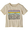 Patagonia Baby Fitz Roy Skies - T-Shirt -  bambino, Beige