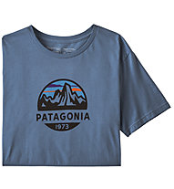 Patagonia Fitz Roy Scope Organic - T-shirt trekking - uomo, Blue