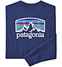 Patagonia Fitz Roy Horizons Responsibili-Tee® - Langarmshirt - Herren, Blue
