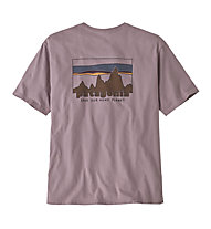 Patagonia M's '73 Skyline Organic - T-shirt - uomo, Light Violet