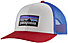 Patagonia P-6 Logo Trucker - cappellino, White/Blue/Red