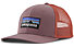Patagonia P-6 Logo Trucker - cappellino, Violet/Red