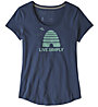 Patagonia Live Simply® Hive Organic Scoop - T-shirt - donna, Blue