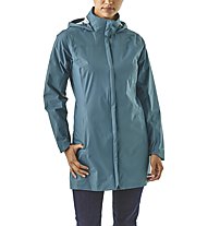 Patagonia Torrentshell City Coat - giacca a vento - donna, Light Blue