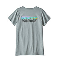 Patagonia Pastel P-6 Logo Responsibili - T-Shirt Wandern - Damen, Light Blue