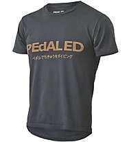 Pedal Ed Logo - T-shirt bici - uomo, Black