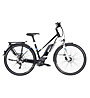 Pegasus Premio E10 E-Bike/Trekkingrad für Damen, Black matt/White