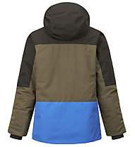 Picture Daumy – giacca snowboard – bambino, Grey/Blue/Black