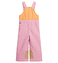 Picture Snowy Toddler Bib Jr - pantaloni da sci - bambina, Pink/Orange/Brown