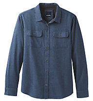 Prana Lybek Flannel Standard - camicia a maniche lunghe - uomo, Blue