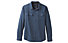Prana Lybek Flannel Standard - camicia a maniche lunghe - uomo, Blue