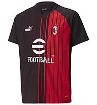 Puma AC Milan Prematch Jr - maglia calcio - bambino, Black/Red