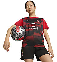 Puma AC Milan Prematch Jr - Fußballtrikot - Kinder, Red/Black