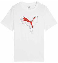 Puma Essential Logo Jr - T-shirt- ragazzo, White