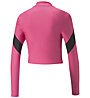 Puma Fit Eversculpt 1/4 Zip - maglia a maniche lunghe - donna, Pink