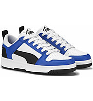 Puma J Rebound Layup - Sneakers - Kinder, White/Blue