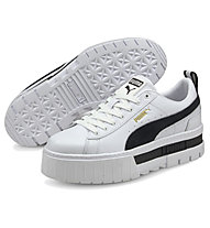 Puma Mayze Lth - sneakers - donna, White/Black