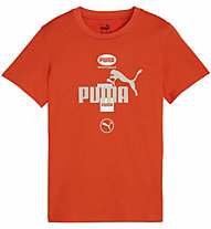 Puma Power Graphic Jr - T-Shirt - Jungs, Orange