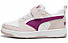 Puma Rebound V6 Jr - Sneakers - Mädchen, White/Pink/Purple