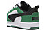 Puma Rebound V6 Lo Jr - Sneakers - Jungs, Black/White/Green