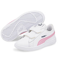 Puma Smash v2 L V PS - Sneakers - Mädchen, White/Pink