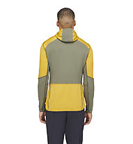 Rab Ascendor M - Felpa con cappuccio - uomo, Yellow/Green