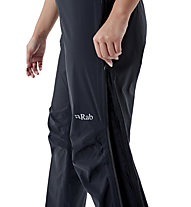Rab Downpour Plus 2.0 PNT WMNS - pantaloni lunghi trekking - donna, Black
