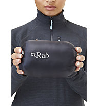 Rab Kaon Jacket - giacca piumino con cappuccio - donna, Dark Grey/Light Blue
