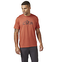 Rab Mantle Mountain Tee M - T-Shirt - Herren, Red