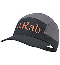 Rab Momentum 5 Panel Cap - cappellino, Black/Grey
