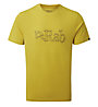 Rab Stance Sketch SS - T-shirt - uomo, Yellow