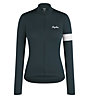 Rapha Women&#39;s Core Thermal - maglia ciclismo maniche lunghe - donna, Dark Green/White