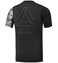 Reebok Activchill Graphic Compression Tee - Fitness-Shirt - Herren, Black