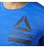 Reebok ActiveChill Zoned Graphic - Trainingsshirt - Herren, Light Blue