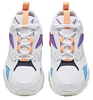 Reebok Aztrek Double Mix Pops - Sneaker - Damen, White/Orange/Purple