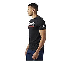 Reebok CrossFit Speedwick F.E.F. Graphic - T-shirt fitness - uomo, Black