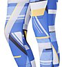 Reebok Lux Bold - pantaloni fitness - donna, Light Blue/Yellow/White