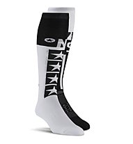 Reebok One Series Unisex Enginered Knee Socks Calzini lunghi fitness, White/Black
