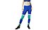 Reebok Workout Ready MYT Paneled - pantaloni lunghi fintess - donna, Blue/Green/Black
